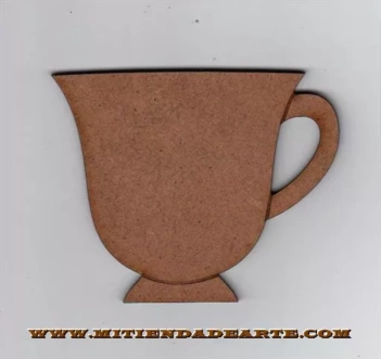 Silueta en DM - UCT034 Taza de te II