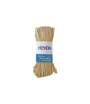 Madeja de rafia natural Heyda 50g
