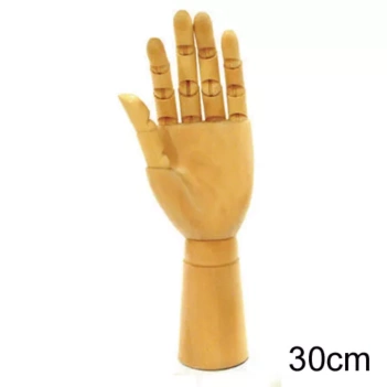 Male Left Articulated Hand 30cm