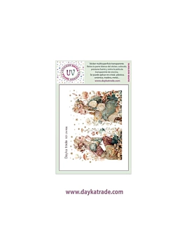 Autocollant multi-surfaces Elves Secret Forest Autocollant Dayka