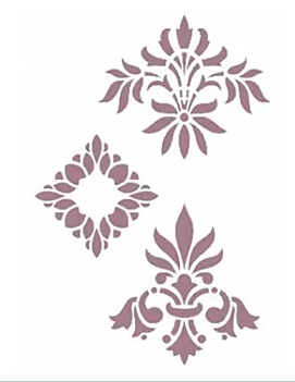 Estêncil Floral (15x21cm) V-130