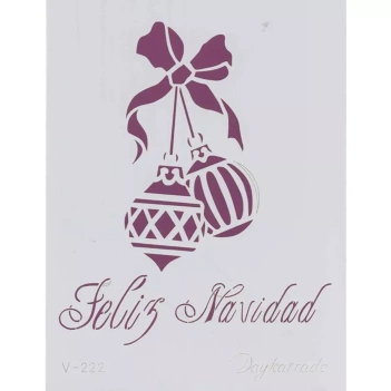 Modelo de Estêncil (15x21cm) V-222