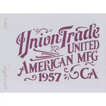 Plantilla de Stencil (15x21cm) V-263