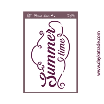 Plantilla de Stencil A5-00375 Summer Time 15x20cm Dayka