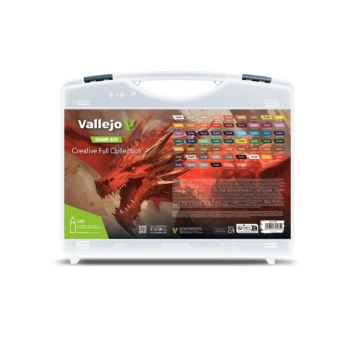 Kiste mit 60 Farben Creative Full Collection Game Air Vallejo 18ml