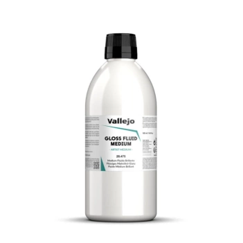 Medium acrílico fluido Gloss Vallejo 500ml