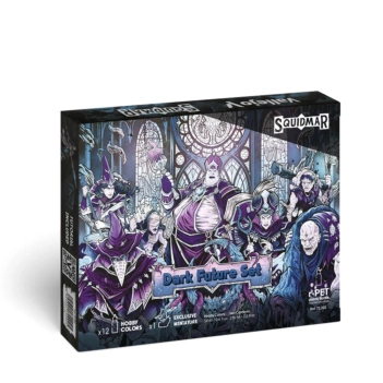 Set van 12 modelbouwverf 202 Dark Future Squidmar Vallejo 18 ml