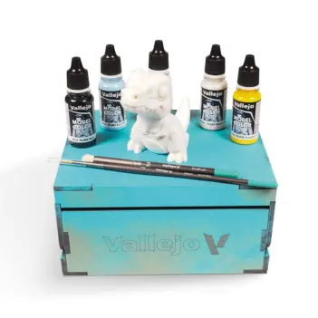 Zestaw 5 farb do modelarstwa i figurek Karonkids Velociraptor Model Color Vallejo 18ml