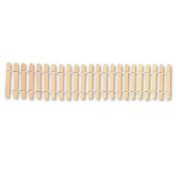 Decoratief houten hek