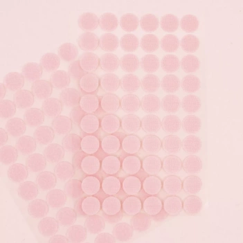 Set de 60 Círculos de Velcro Rosa Mi Tienda de Arte 13mm

