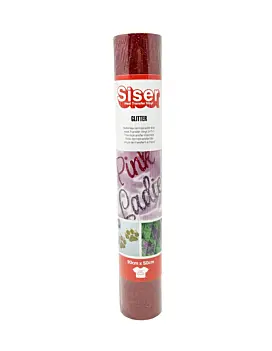 Siser Heat Transfer Vinyl Glitter Hot pink 30x50cm