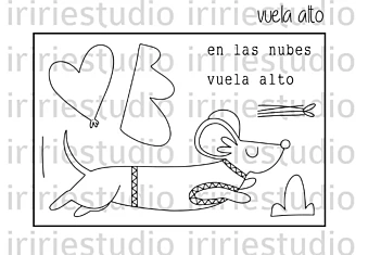 Lienzo prediseñado Aviadora Dayka
