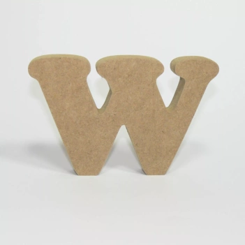 MDF-Holzbuchstabe W