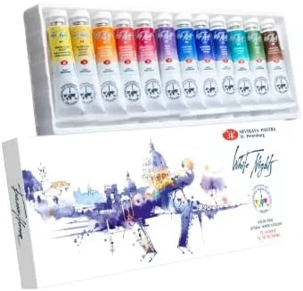 Set de 12 tubos de acuarela Edición IWS White Nights San Petersburgo 10ml