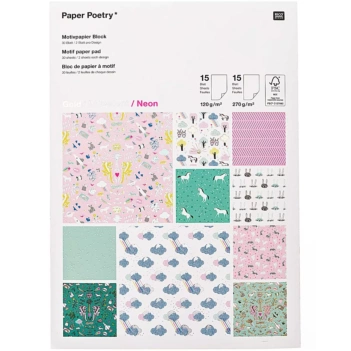 Set de scrapbooking Hygge Plants Rico 29,5x42cm