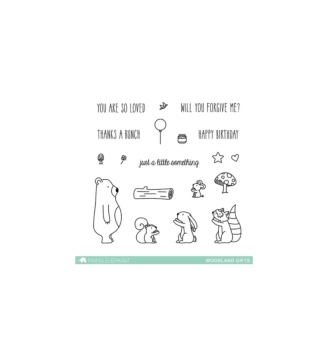 Set de sellos transparentes Whale Wishes Mama Elephant