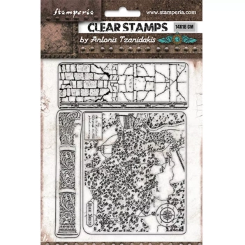 Set of Transparent Stamps Bricks Magic Forest Stamperia
