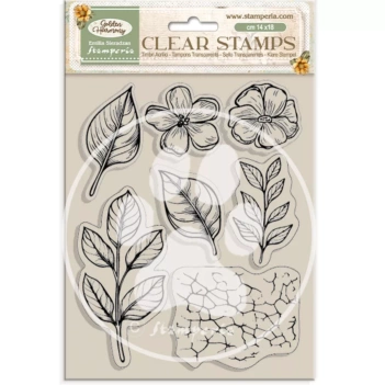 Die-cuts de chipboard Palabras Romantic Golden Harmony Stamperia