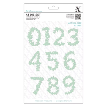 Troquel Xcut Números compatible con Sizzix
