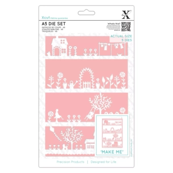 Troquel Xcut Paneles Casa & Jardín compatible con Sizzix