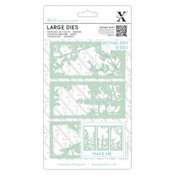 Troquel Xcut Paneles florales compatible con Sizzix