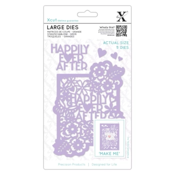 Troquel Xcut Felices para siempre compatible con Sizzix