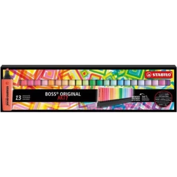 Set 23 rotuladores pastel Boss Original Arty Stabilo