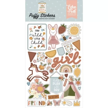 Puffy Stickers Dream Big Little Girl Echo Park