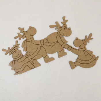 Sagoma di renna di Natale DM