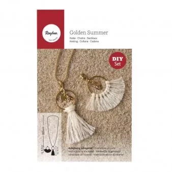 Golden Summer Rayher necklaces kit