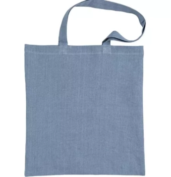 Creativ Company Blauwe Draagtas Tote Bag 38x42cm
