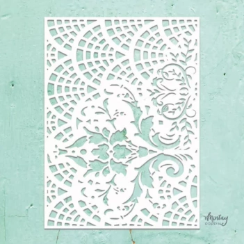 Plantilla de Stencil Kreativa Lacey Mintay 15x20cm