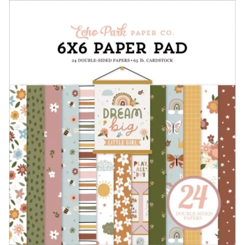 Kit de scrapbooking Dream Big Little Girl Echo Park 15x15cm