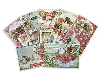 Fabrika Decoru Christmas Card Kit Winter Wonders 
