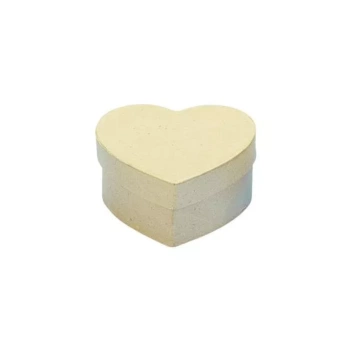 Rayher Pappmaché Herzschachtel 13x13cm