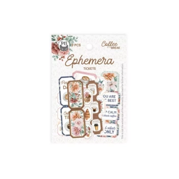 P13 Coffee Break Die-Cuts Ephemera Tickets 