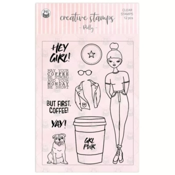 Set de Sellos Transparentes Polly Piatek

