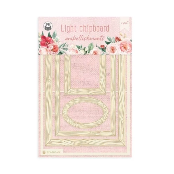 Die-Cuts Light Chipboard Marcos Flowerish P13