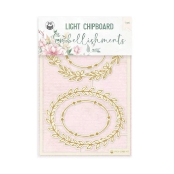 Die-Cuts Light Chipboard #04 Let Your Creativity Bloom P13