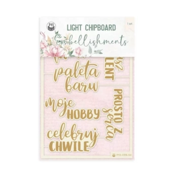 SUPER AANBIEDING **40%** P13 Let Your Creativity Bloom Die-Cuts Light Chipboard #10 