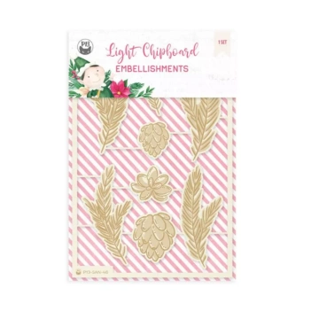 Die-Cuts Light Chipboard Plantas Santa's Workshop P13
