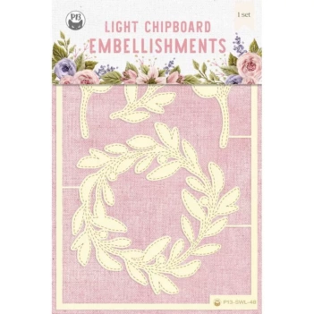 SUPER AANBIEDING **40%** P13 Stitched With Love Die-Cuts Light Chipboard #05 
