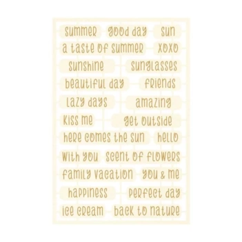 Die-Cuts en aggloméré léger The Four Seasons Summer #06 Piatek
