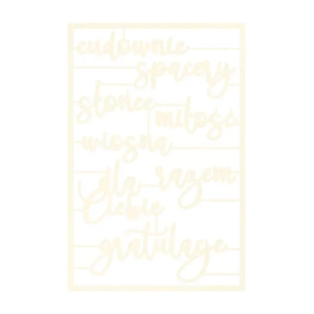 Piatek Polish Light Chipboard Die-Cuts

