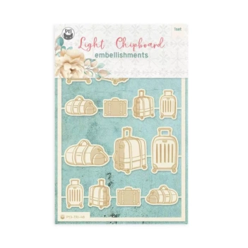 Die-cuts Light Chipboard 02 Travel Journal P13
