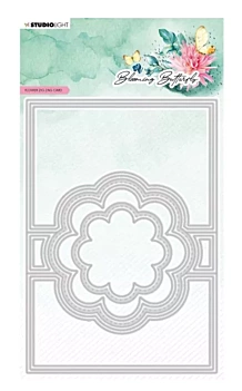 Flower Zigzag Card Blooming Butterfly Studio Light Die Set