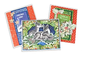 Kit Cartes de Noël En attendant Noël Fabrika Decoru