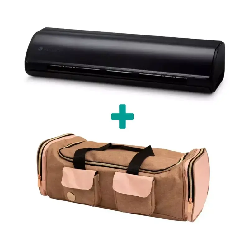 Silhouette Cameo 5 Black + Maletín Machine Tote Pink & Taupe We R Makers