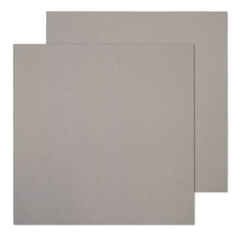 Confezione da 25 cartoncini bianchi 20x20 cm. per Scrapbooking