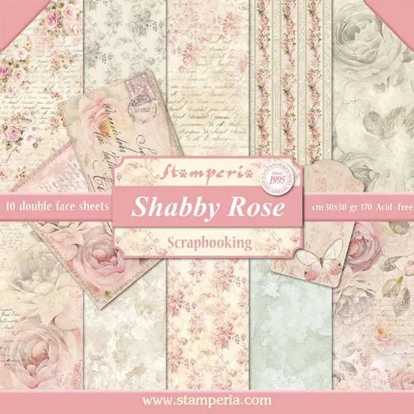 Kit de Scrapbooking Shabby Rose Stamperia 30x30 cm